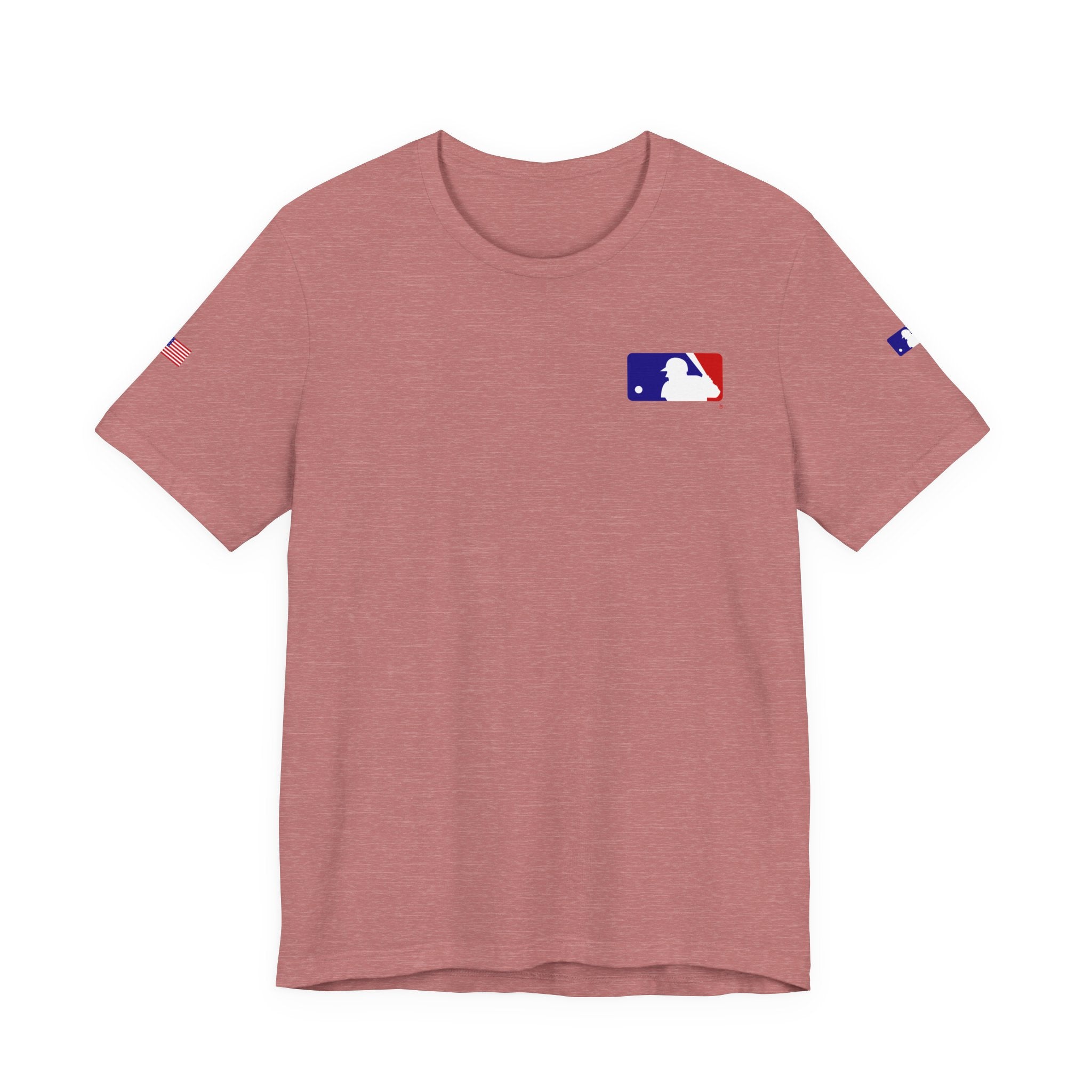 Baseball Logo T-Shirt  Minimal Chest Patch Tee