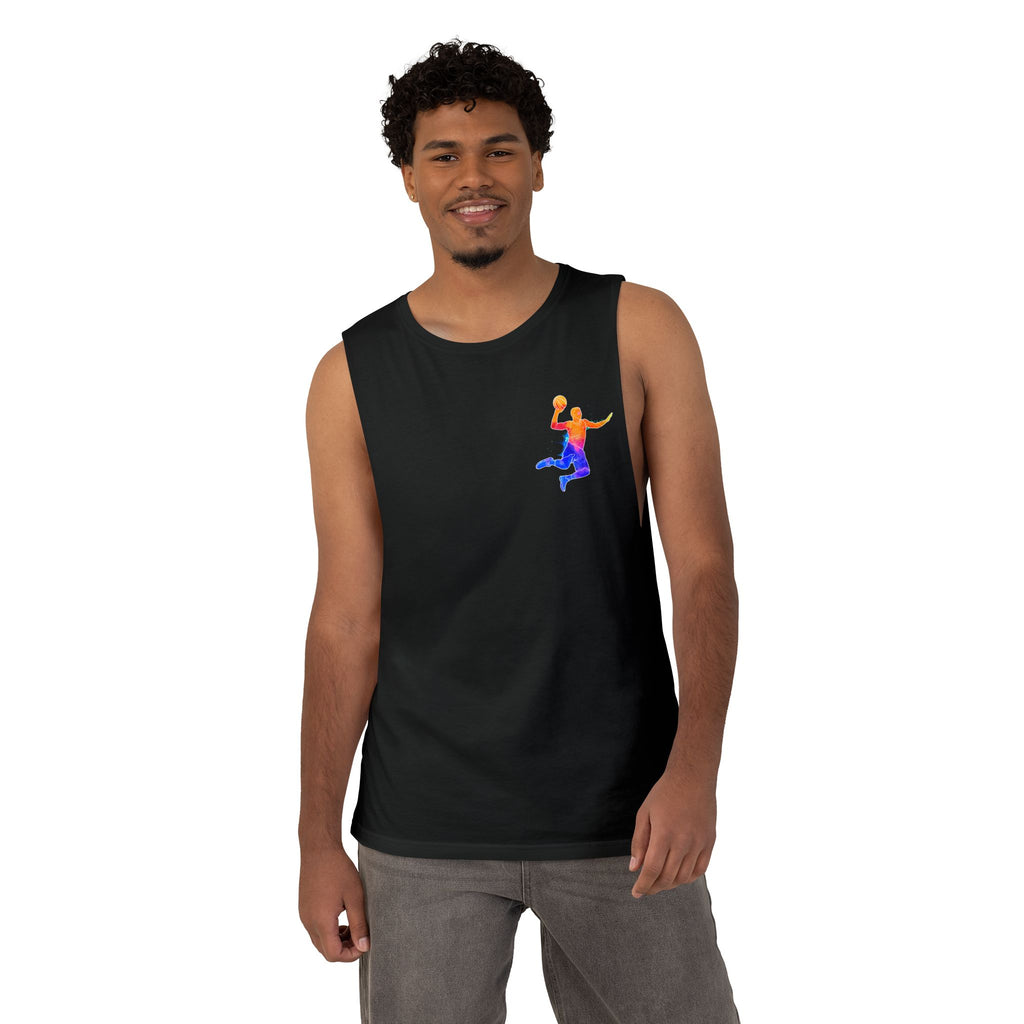 Basketball Tank Top  Colorful Player Graphic Athletic Workout Shirt