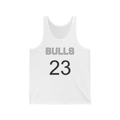 Bulls 23 Tank Basketball Jersey Number Athletic Apparel