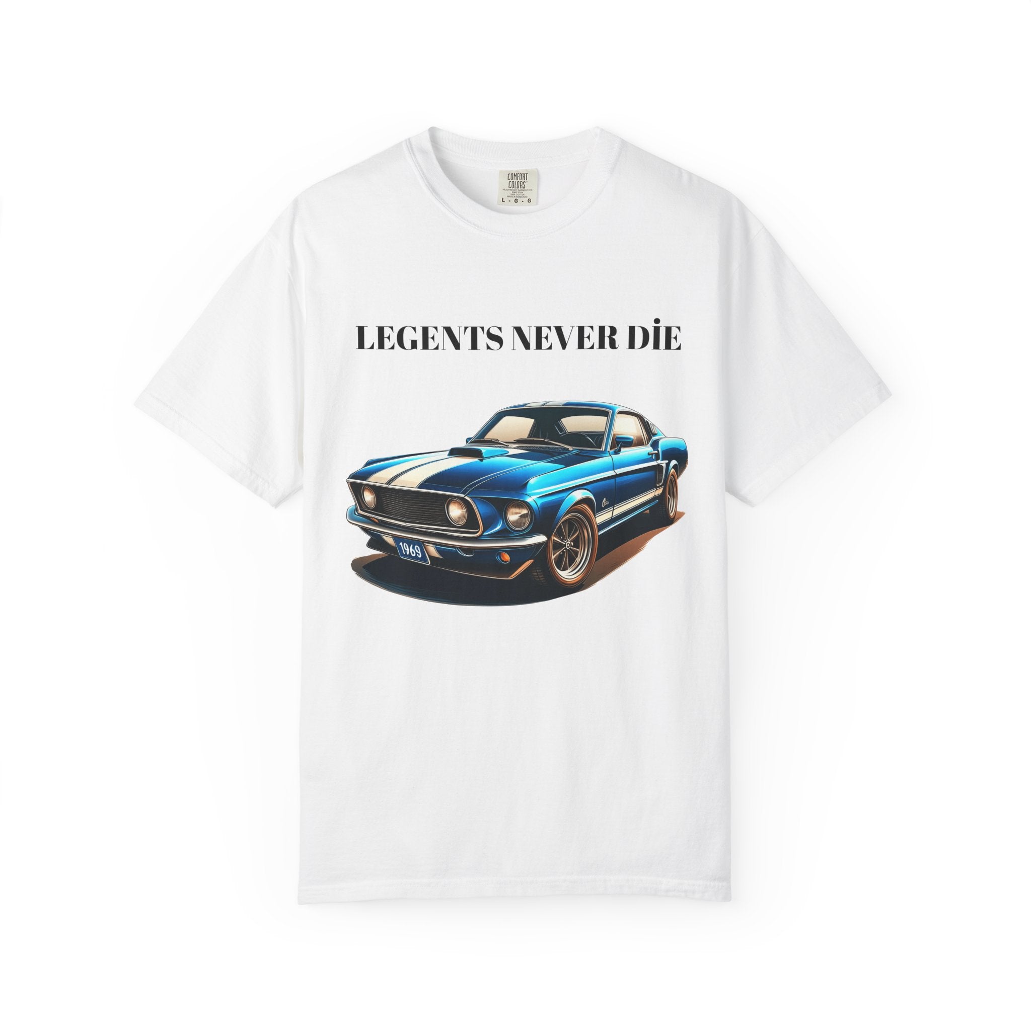 Classic Mustang Legend T-Shirt | Automotive Gift | Gift for Car Enthusiasts | Vintage Car Tee | Unisex T-Shirt | Car Lover's Apparel