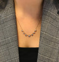 Diamond design 925 sterling silver necklace