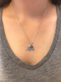Elephant necklace 925 sterling silver elephant necklace