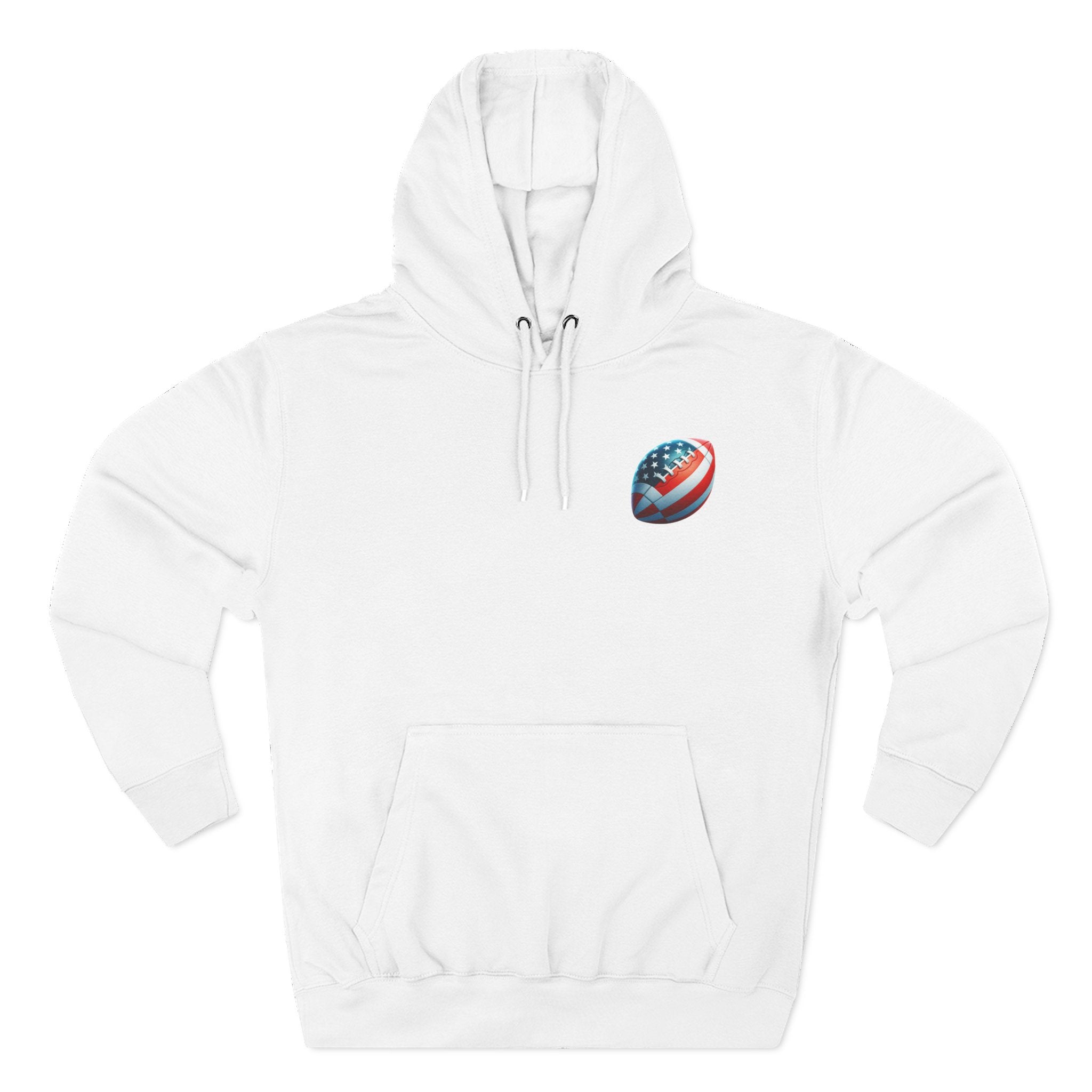 Football Helmet Skull Hoodie — Graphic Fleece Pullover for Fans45654767