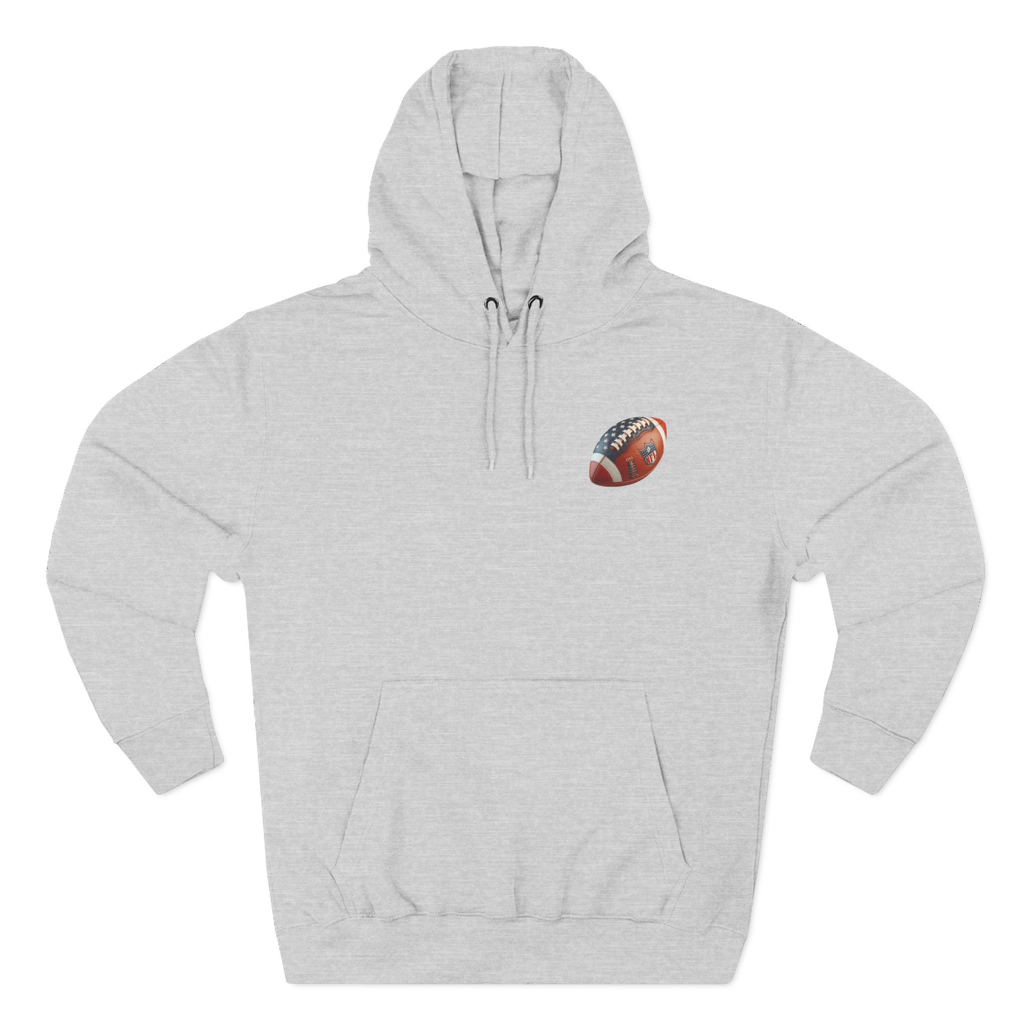 Football Helmet Skull Hoodie  Graphic Fleece Pullover for Fans 6356546