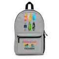 Golden Coast California Surf Backpack  Beachy Travel & School Bag with Surfboards