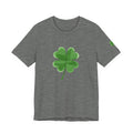 Green Four-Leaf Clover T-Shirt  Lucky Shamrock Tee