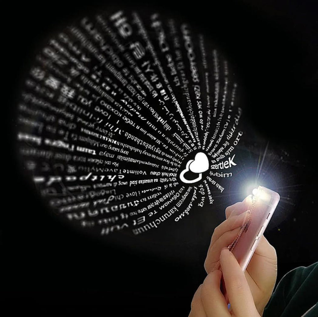 I Love You in 100 Languages Heart Necklace 925 Sterling Silver Necklace