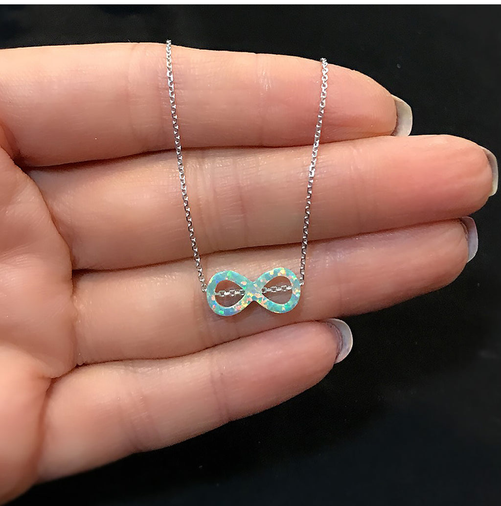 Infinity sign necklace 925 sterling silver infinity necklace