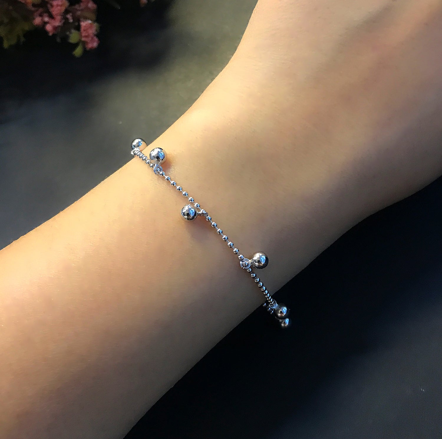 Italian-designed link bracelet
