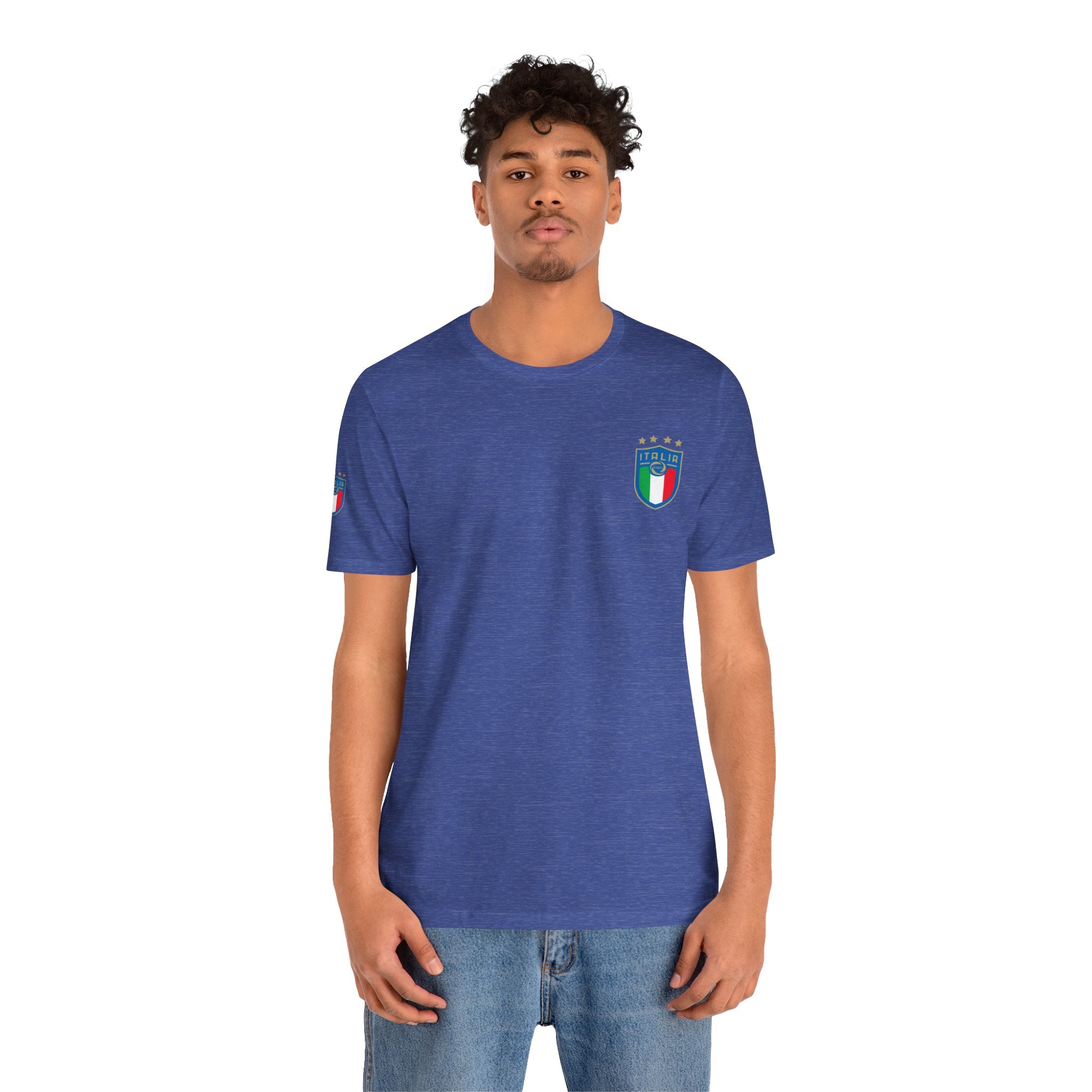 Italy Crest Tee  Italian Flag Shield T-Shirt