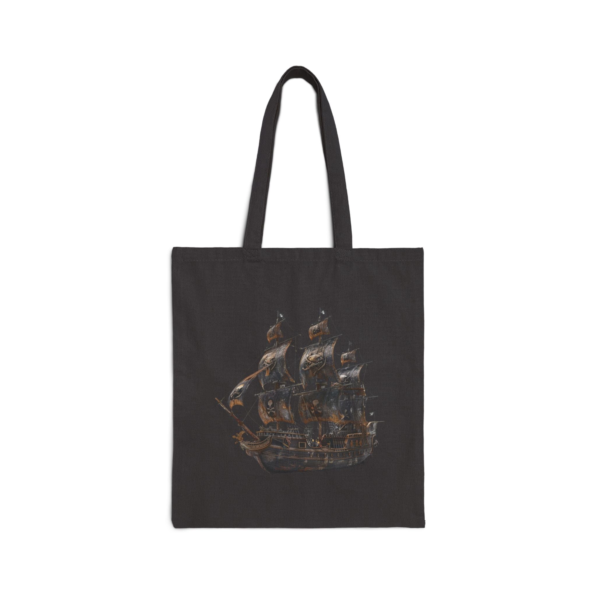 Nautical Canvas Tote  Vintage Ship & Anchor Cotton Tote Bag