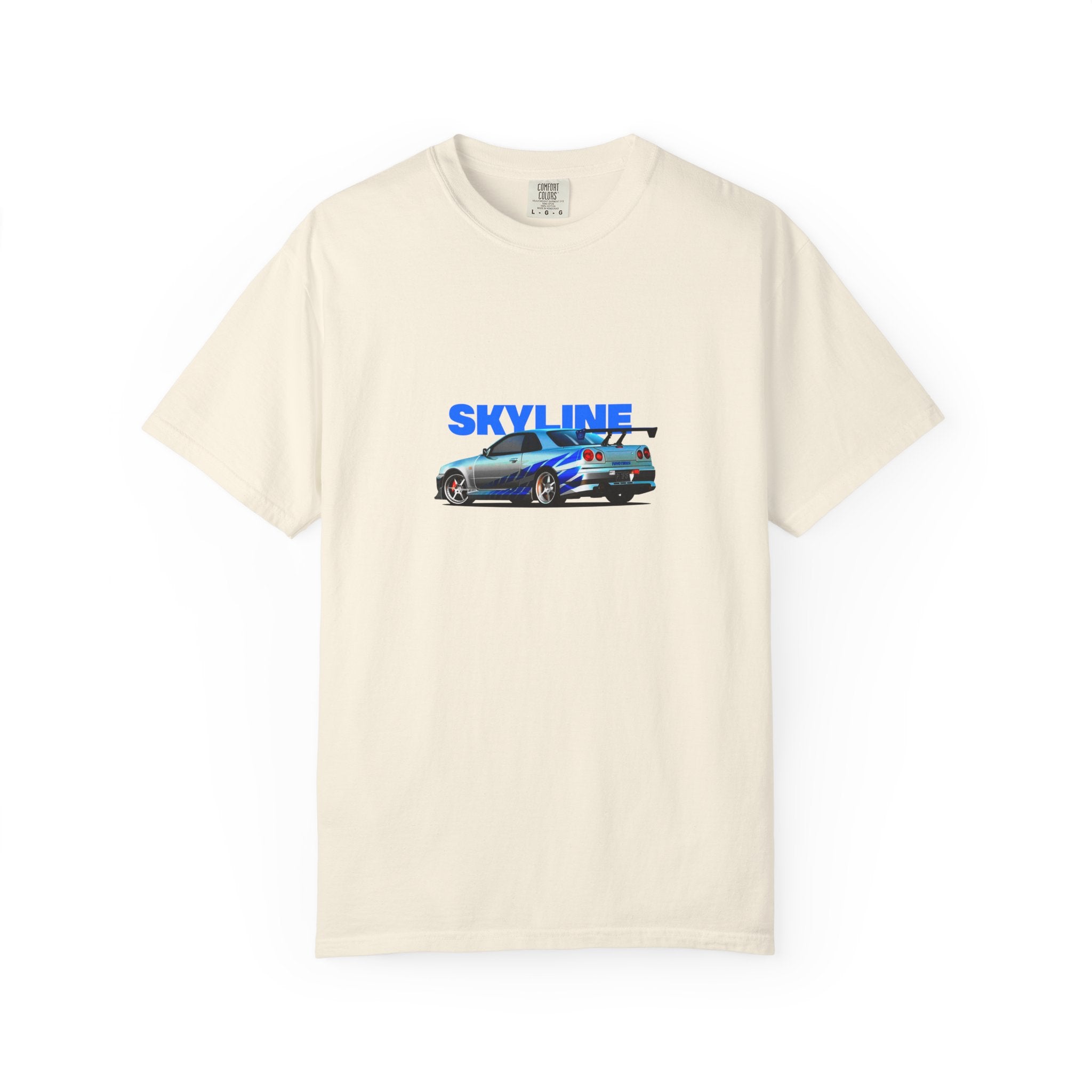 Nissan Skyline R34 Car T-shirt Vintage JDM Racing Tee