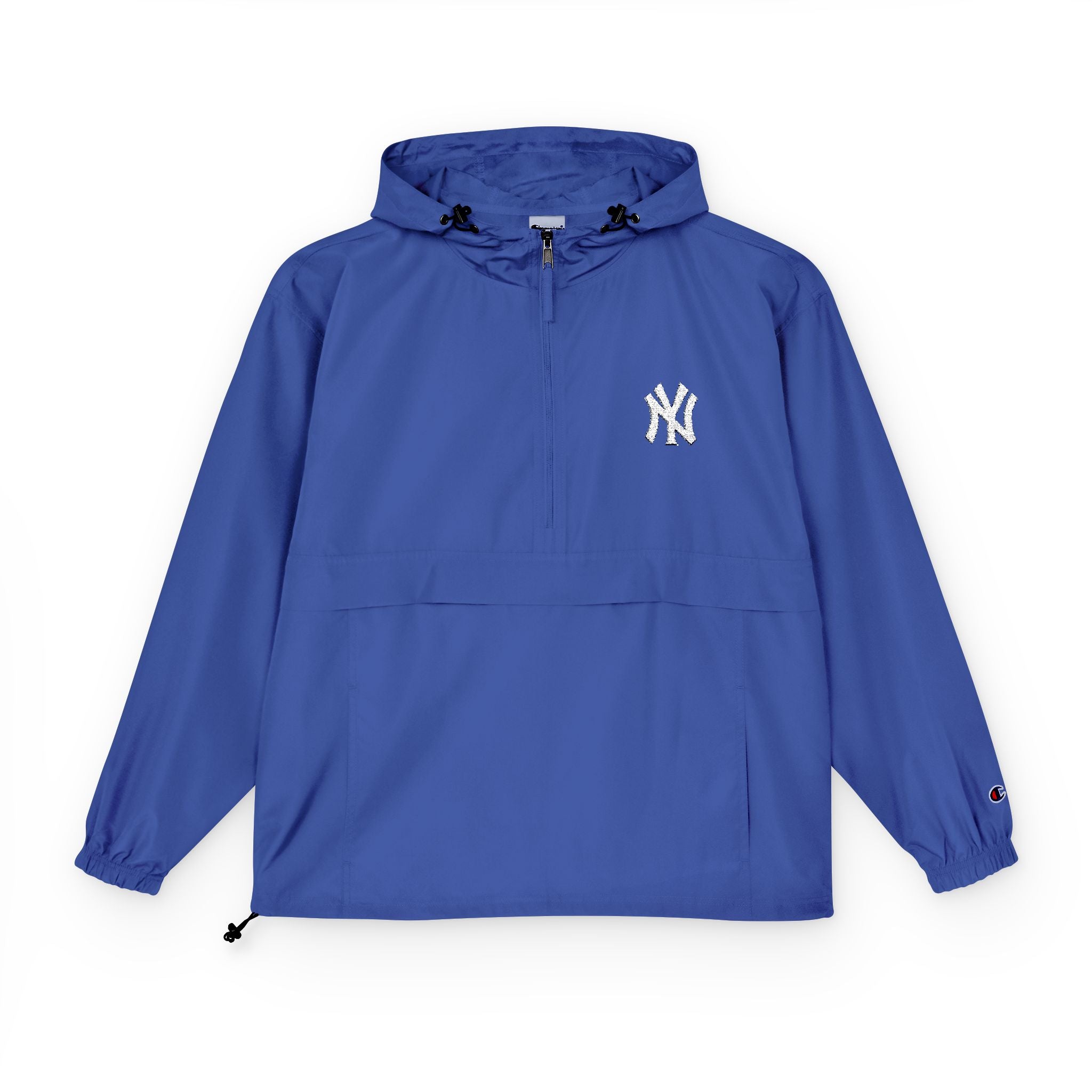 Orange Packable Anorak Jacket  Lightweight Windbreaker with Hood