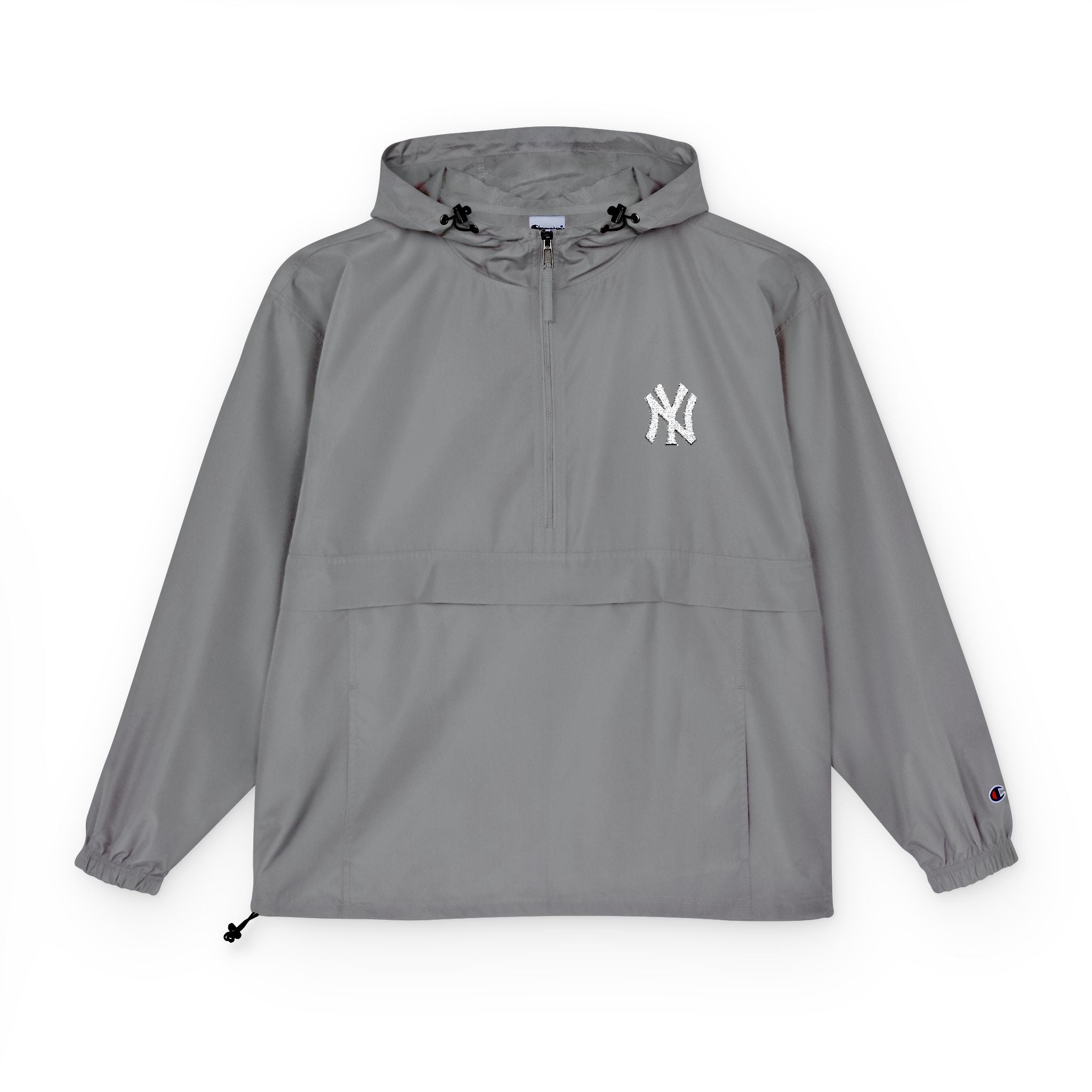 Orange Packable Anorak Jacket  Lightweight Windbreaker with Hood