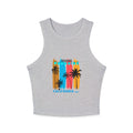 Paradise California Racer Tank Women's Summer Crop Tank