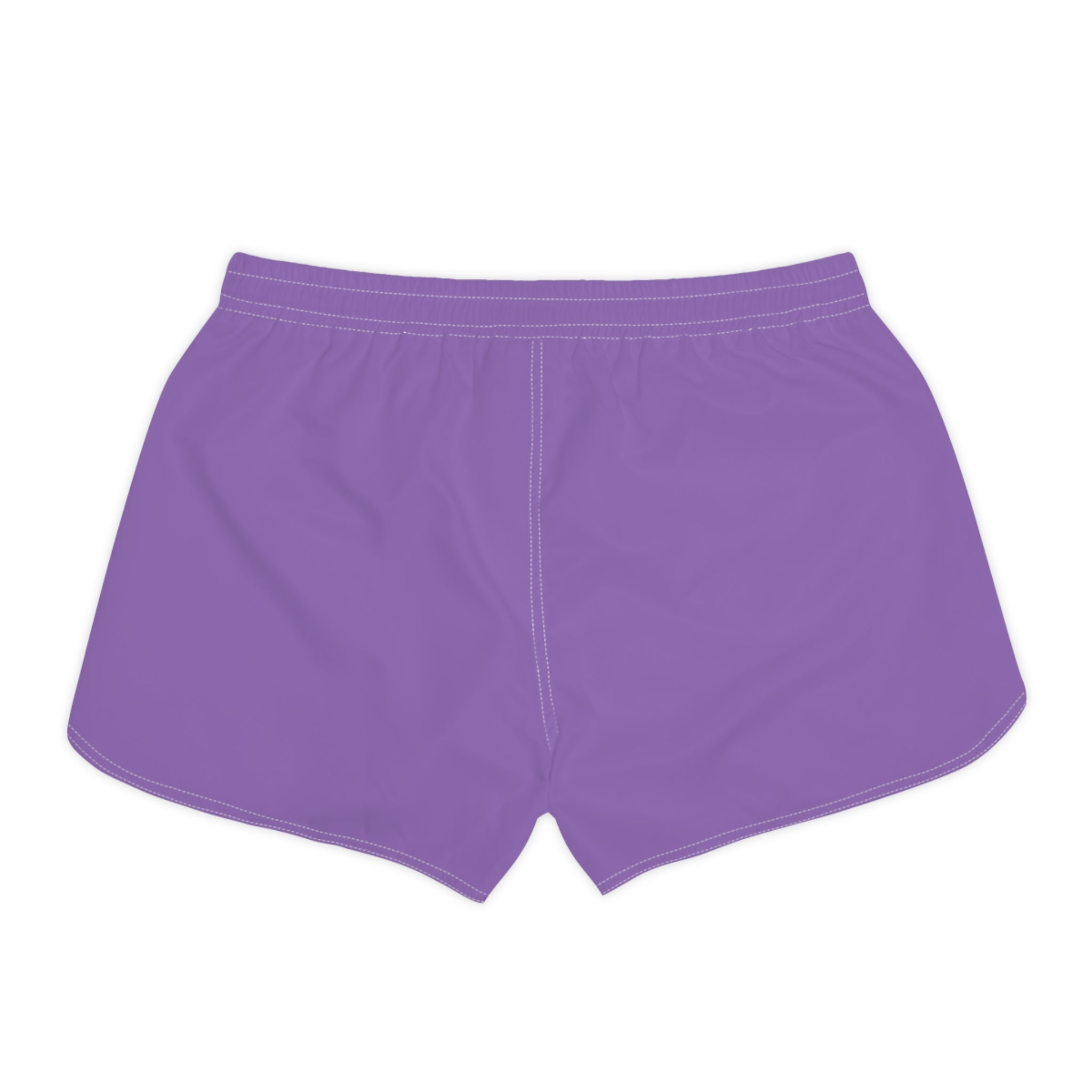 Purple Women's Casual Shorts with Black NY Monogram  Athletic Lounge & Sleepwear