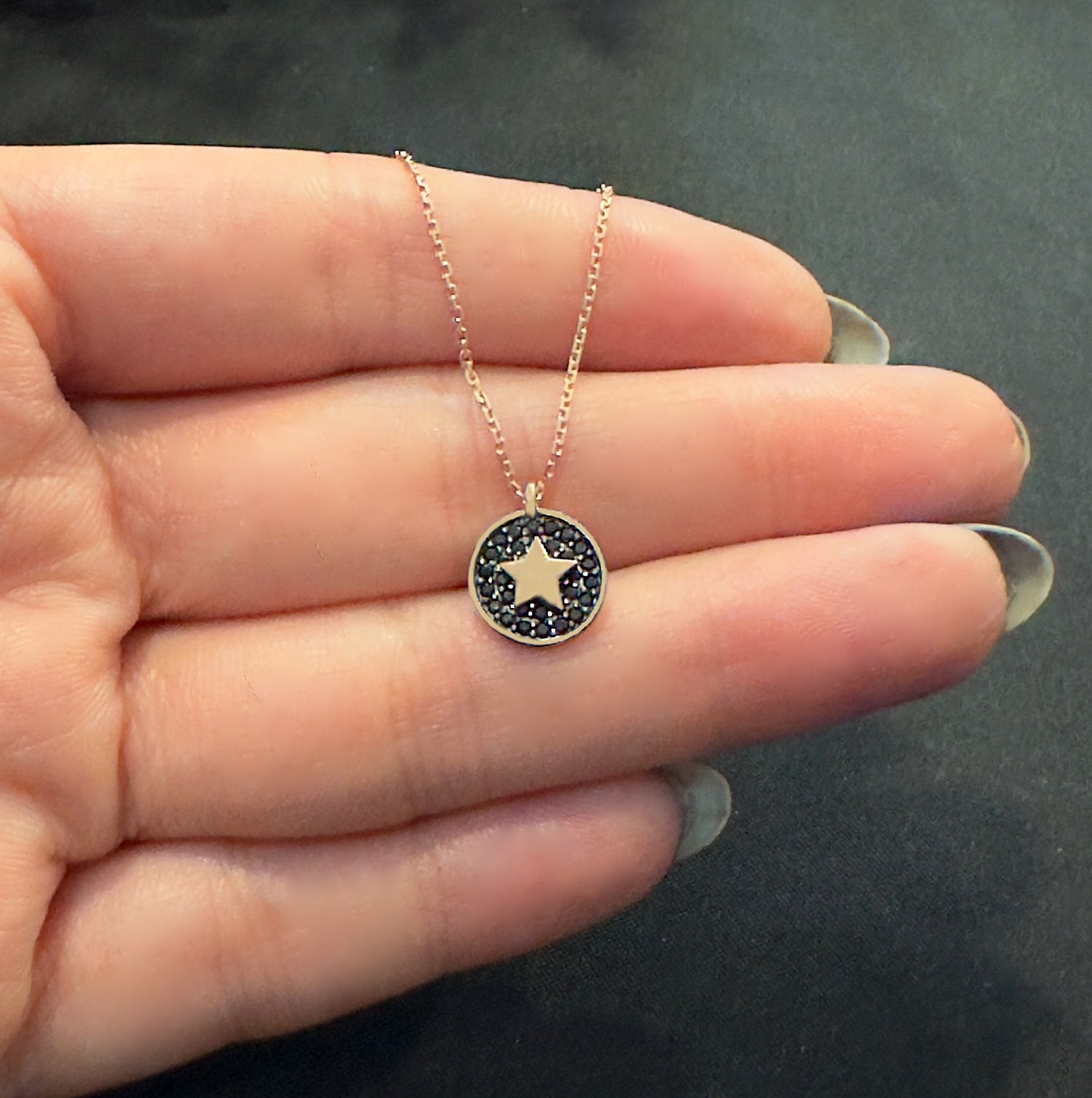 Star Necklace 925 Sterling Silver Star Necklace