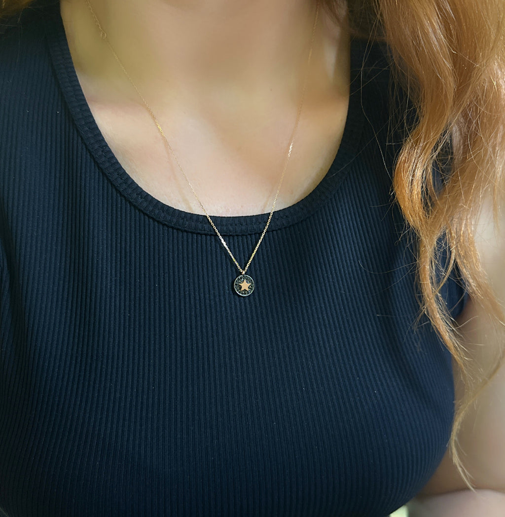 Star-Necklace 925 Sterling Silver Star Necklace
