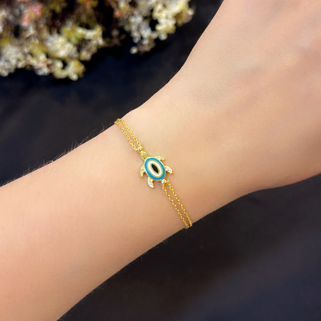 Turtle 925 Sterling Silver Bracelet
