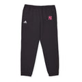 Adidas Fleece Joggers Cozy Grey Sweatpants with Pink Logo - Etna Gift