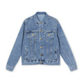 American Flag Denim Jacket | USA Stars Stripes Back Patch - Etna Gift