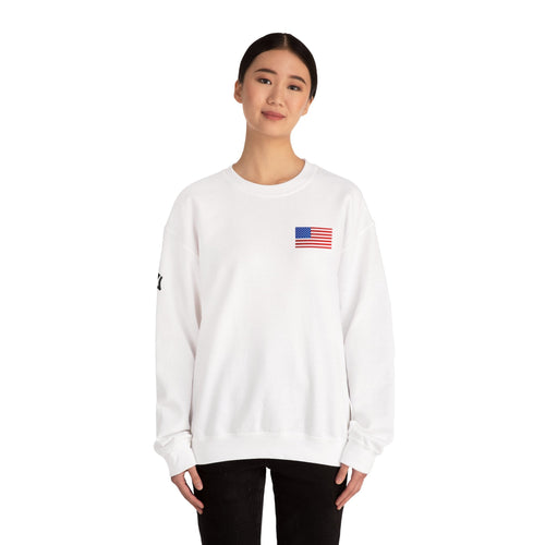 American Flag Sweatshirt | USA Stars Stripes Patriotic Crewneck - Etna Gift