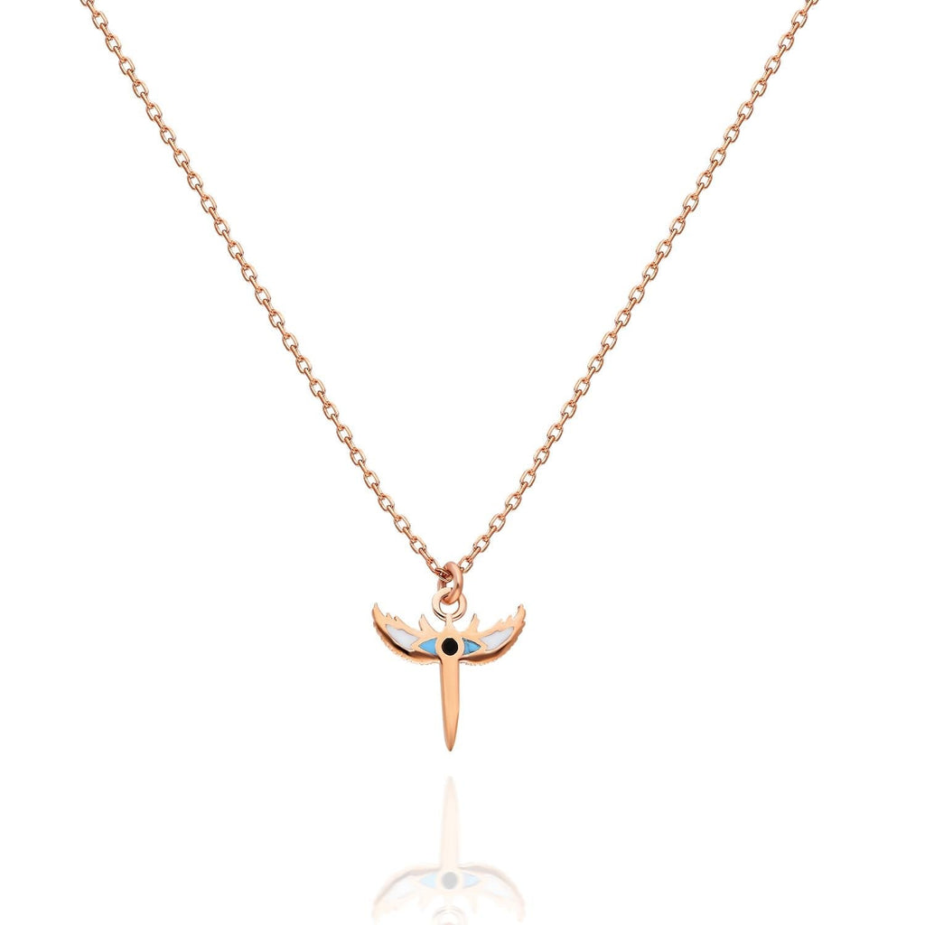 Angel Necklace 925 Sterling Silver Necklace - Etna Gift