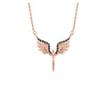 Angel silver necklace 925 sterling silver necklace - Etna Gift