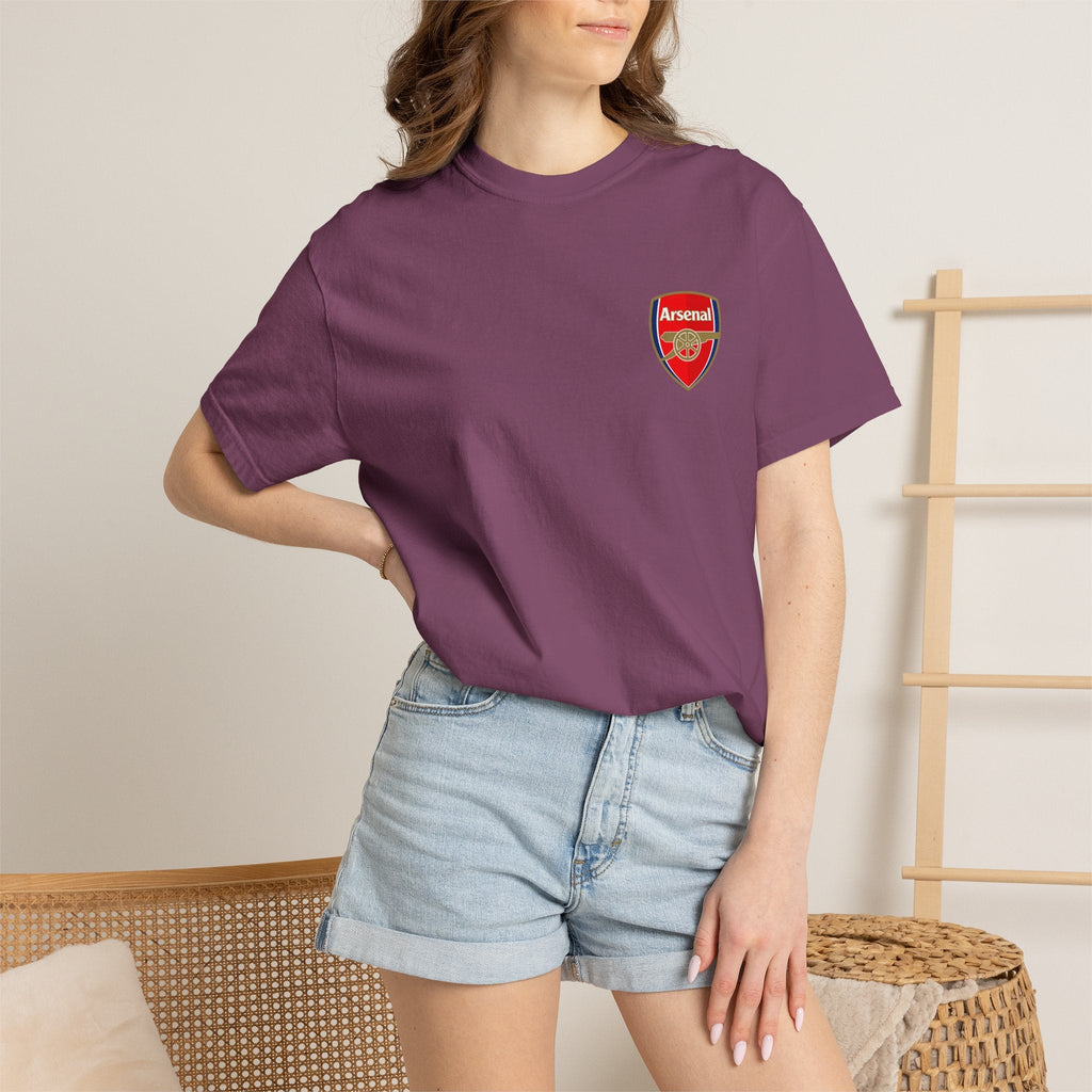 Arsenal Crest T-Shirt — Football Club Logo Tee - Etna Gift