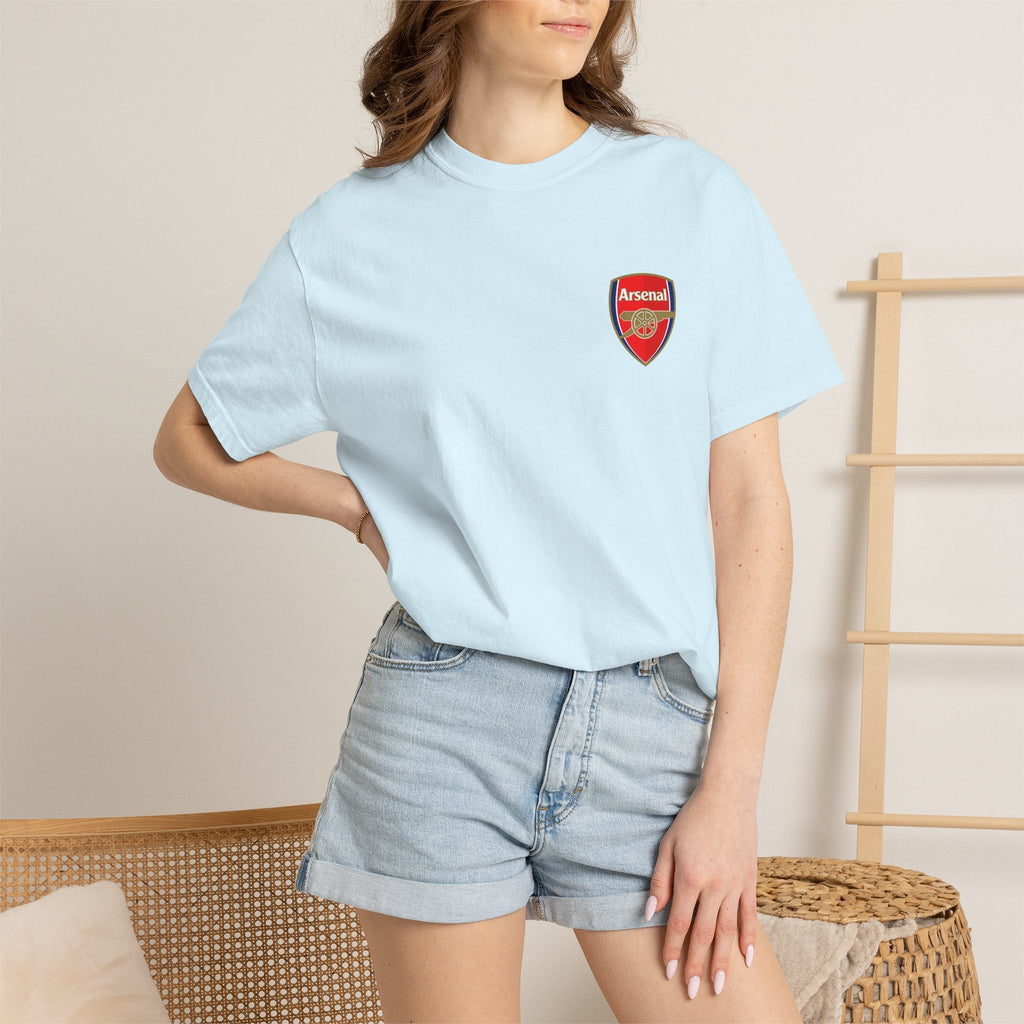 Arsenal Crest T-Shirt — Football Club Logo Tee - Etna Gift