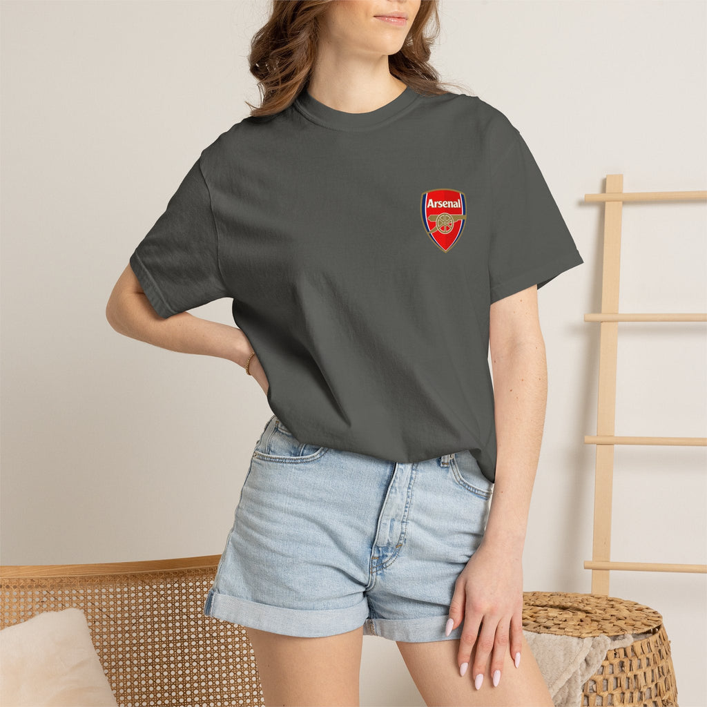 Arsenal Crest T-Shirt — Football Club Logo Tee - Etna Gift