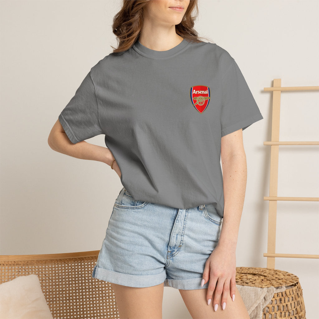 Arsenal Crest T-Shirt — Football Club Logo Tee - Etna Gift
