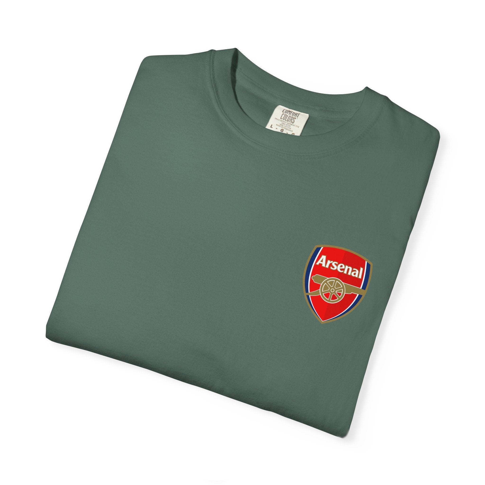 Arsenal Crest T-Shirt — Football Club Logo Tee - Etna Gift