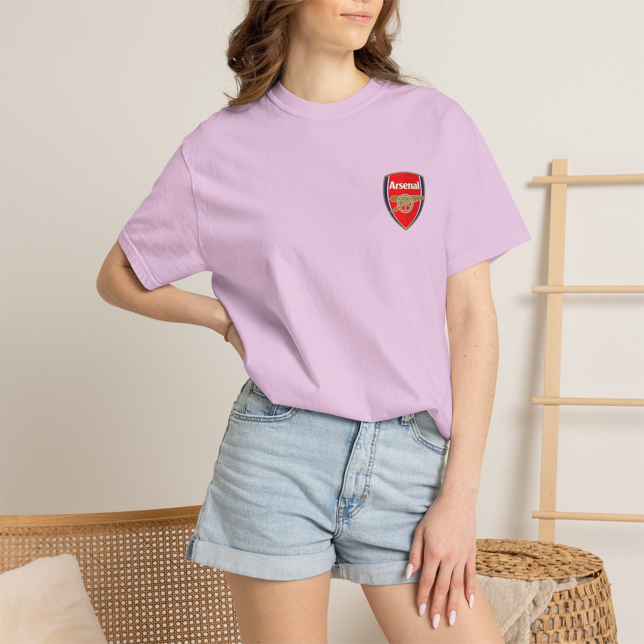 Arsenal Crest T-Shirt — Football Club Logo Tee - Etna Gift