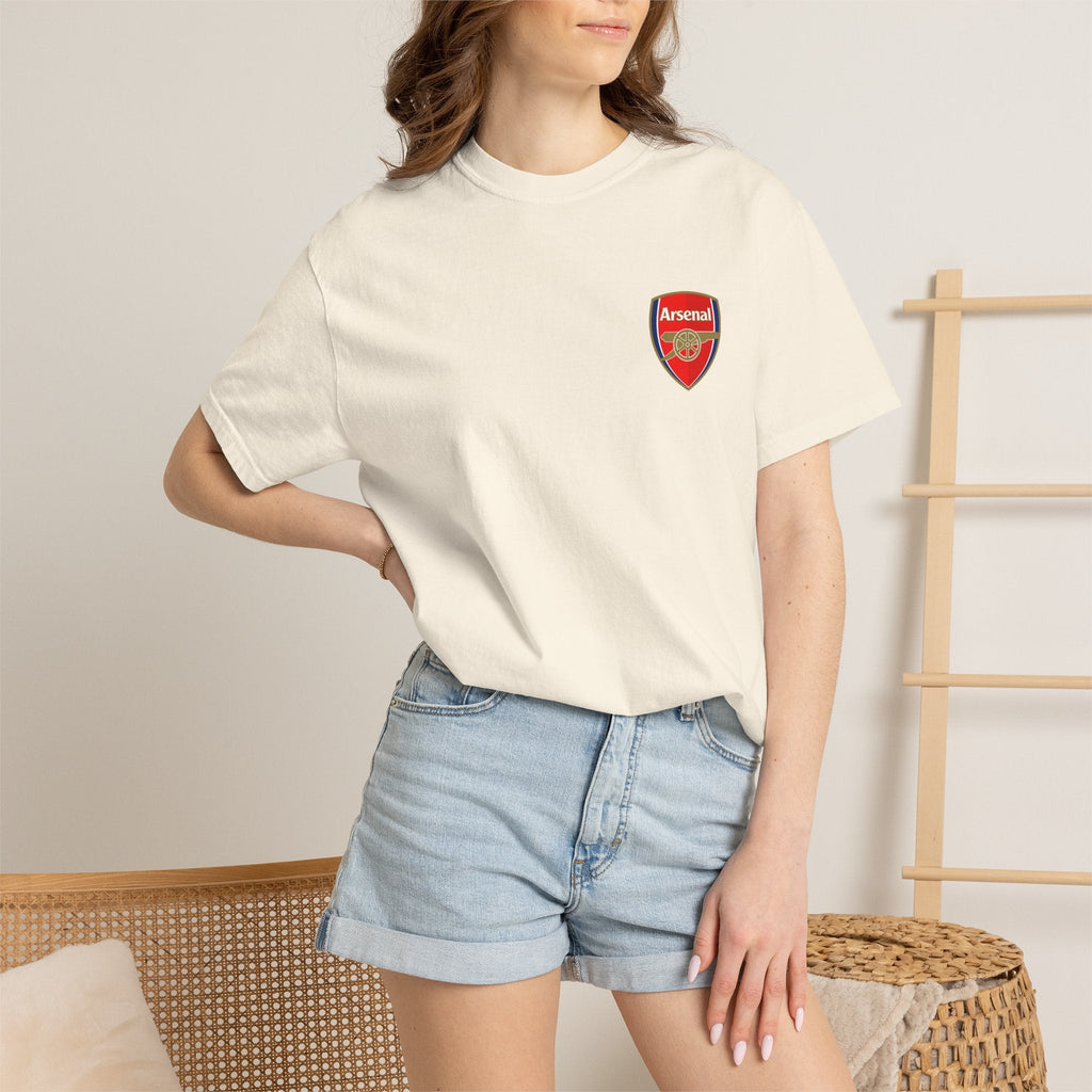 Arsenal Crest T-Shirt — Football Club Logo Tee - Etna Gift