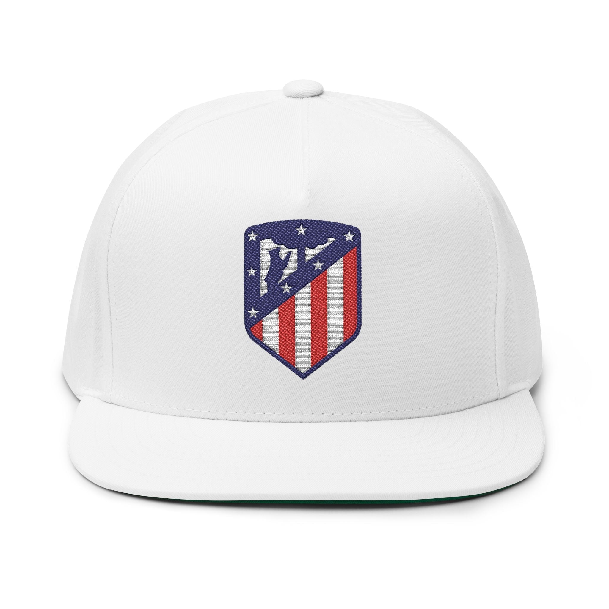 Atlatico Madrid Embroidered Flat Bill Cap - Etna Gift