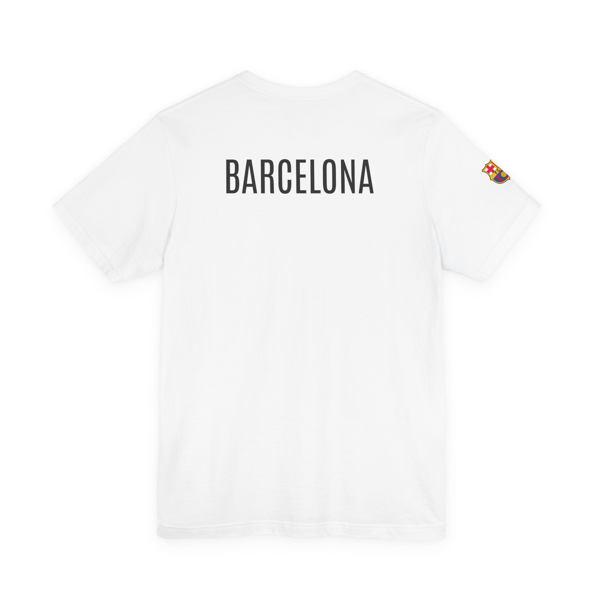 Barcelona Crest T‑Shirt Minimal Football Fan Tee - Etna Gift