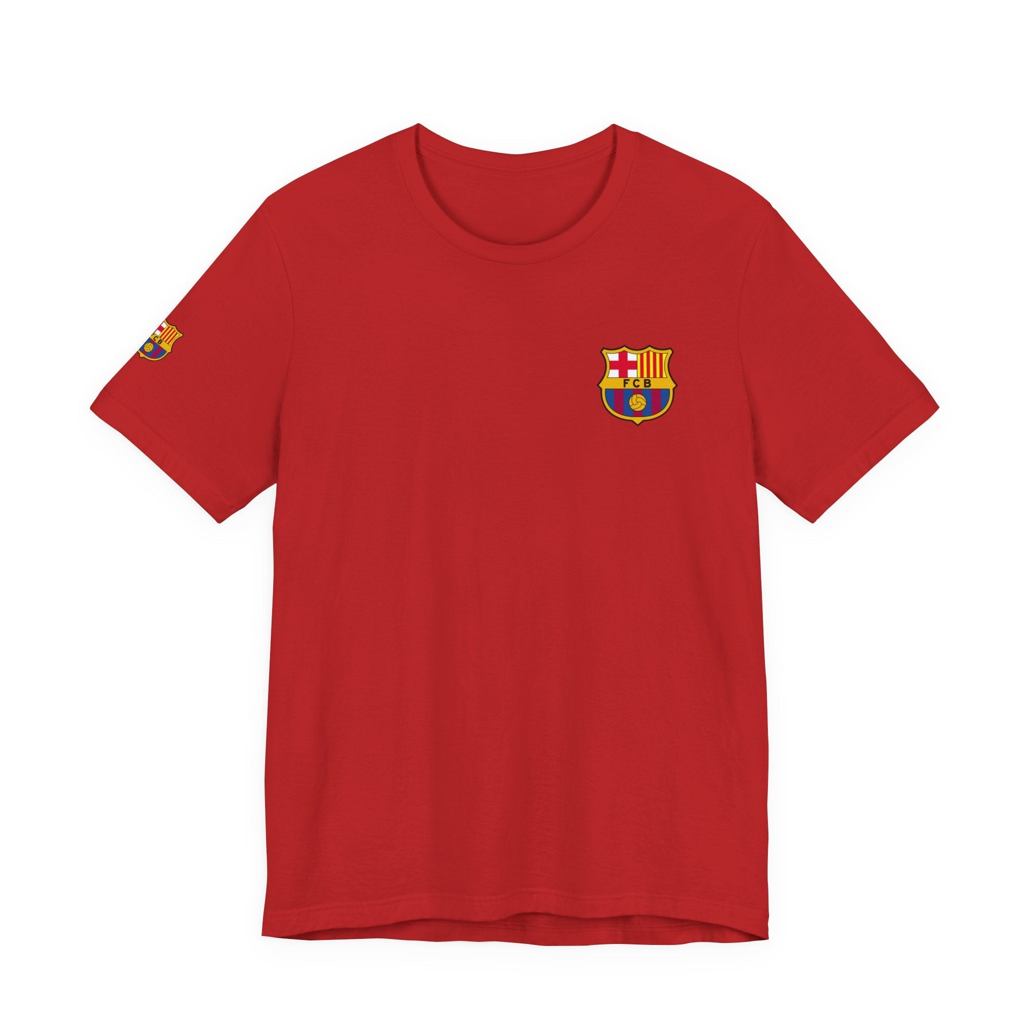 Barcelona Crest T‑Shirt Minimal Football Fan Tee - Etna Gift