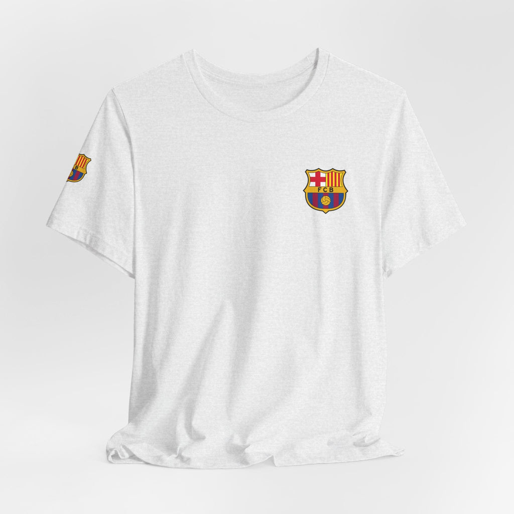 Barcelona Crest T‑Shirt Minimal Football Fan Tee - Etna Gift