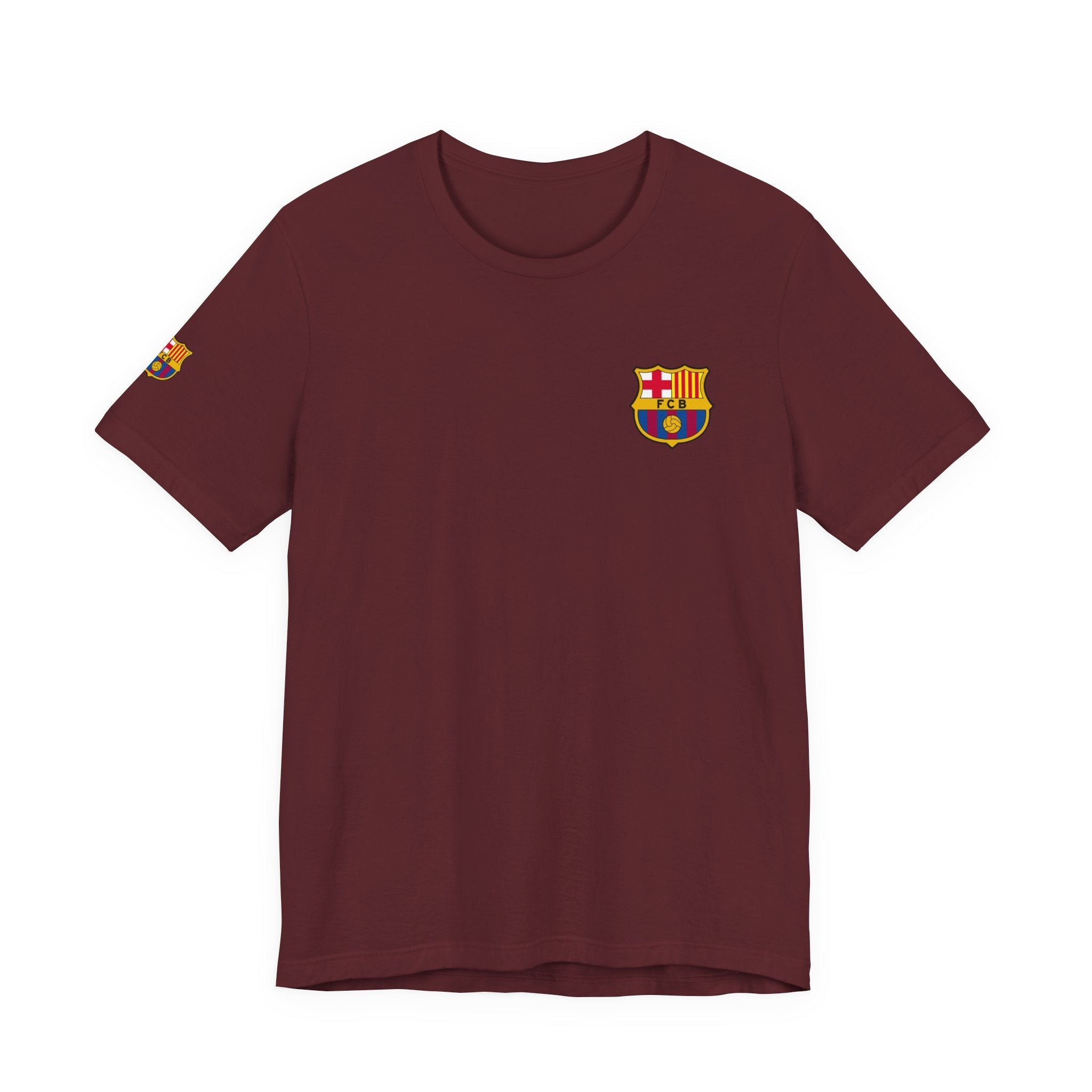 Barcelona Crest T‑Shirt Minimal Football Fan Tee - Etna Gift