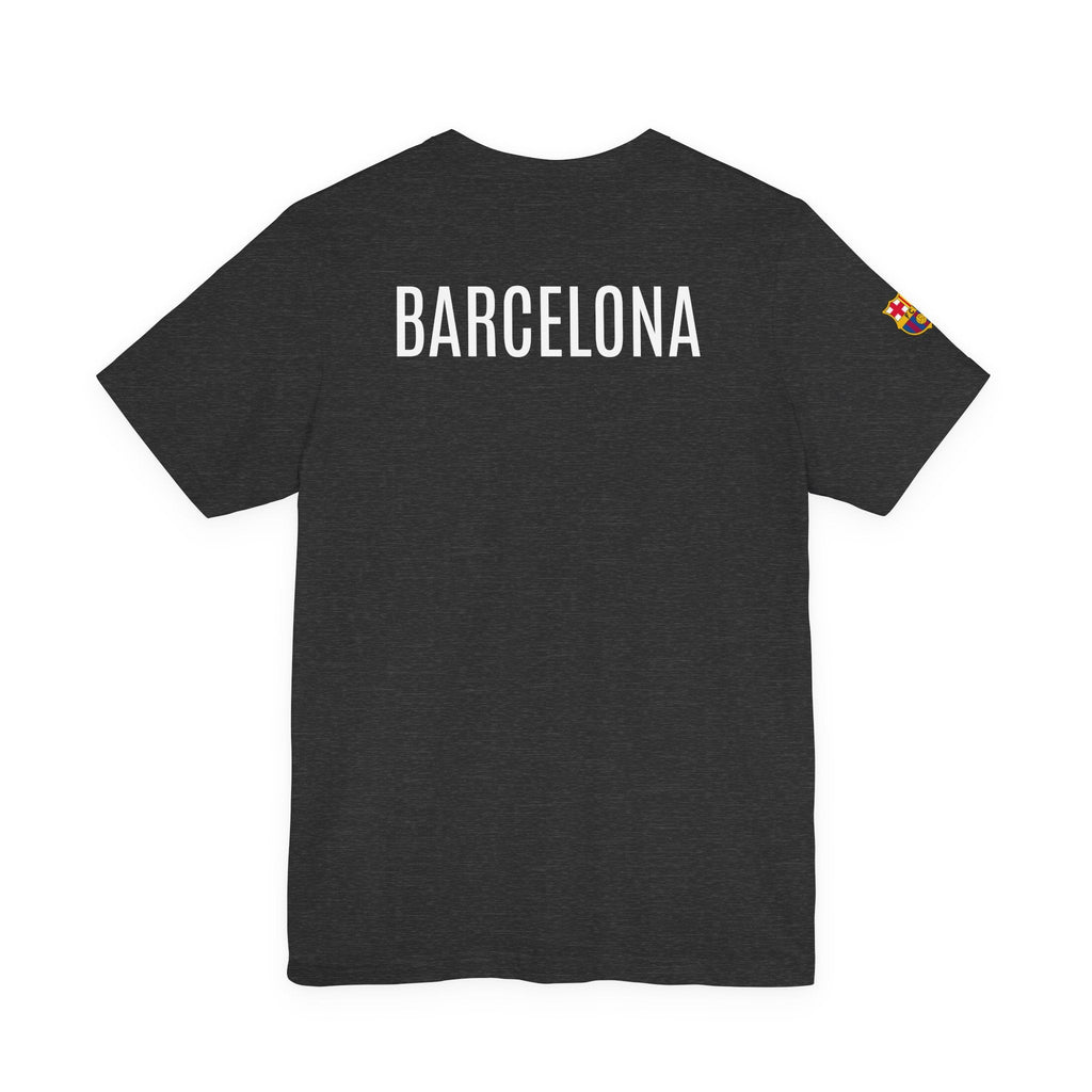 Barcelona Crest T‑Shirt Minimal Football Fan Tee - Etna Gift