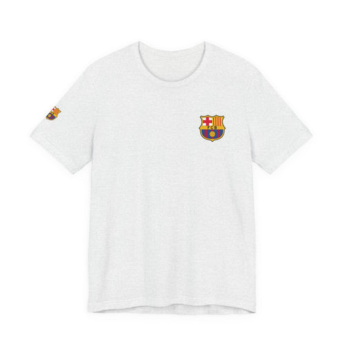 Barcelona Crest T‑Shirt Minimal Football Fan Tee - Etna Gift