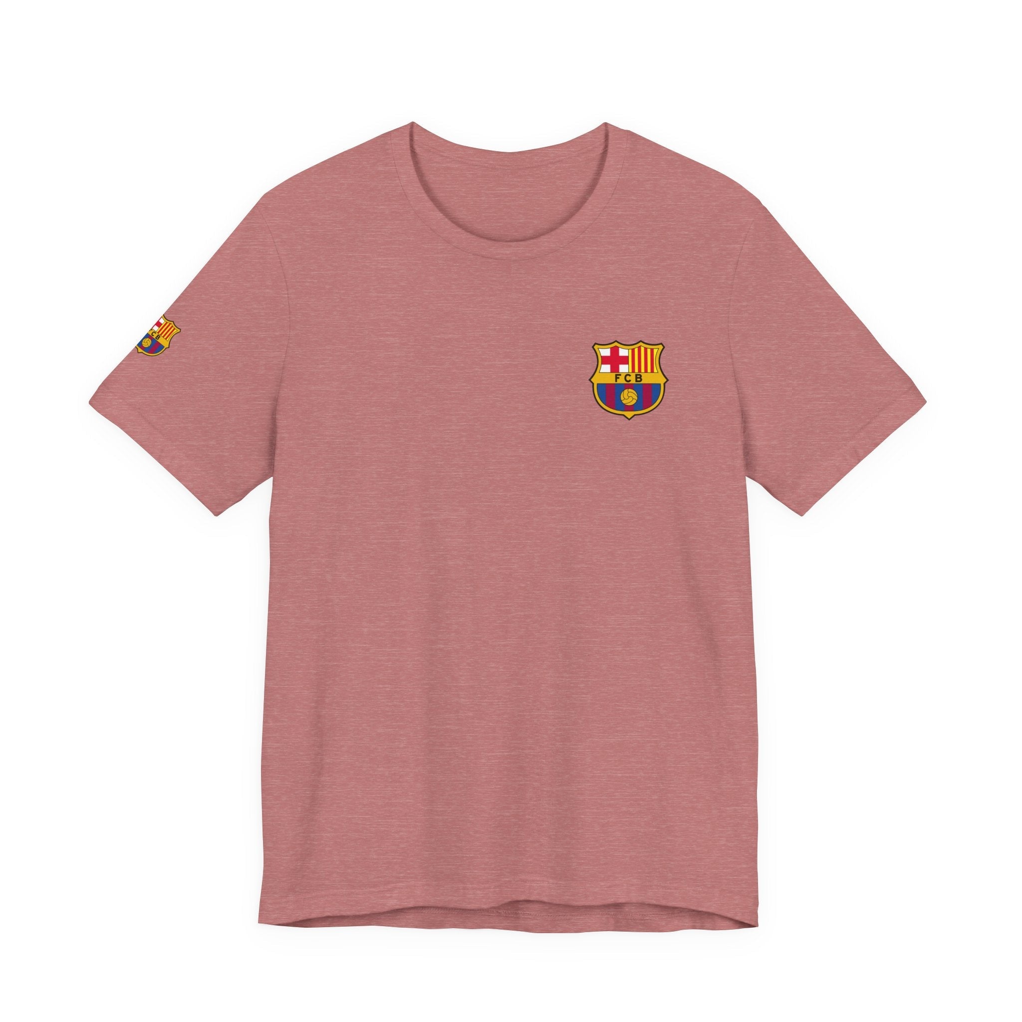 Barcelona Crest T‑Shirt Minimal Football Fan Tee - Etna Gift