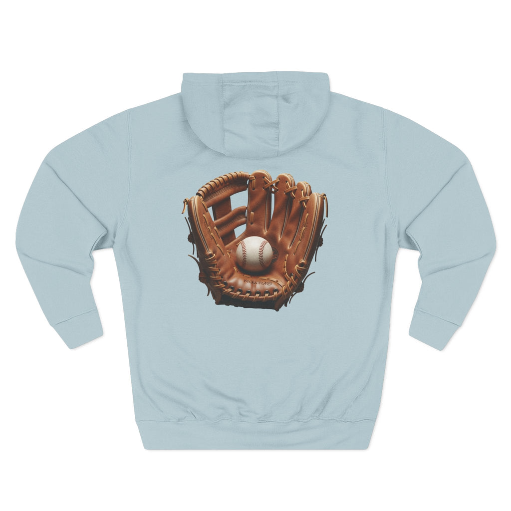 Baseball Glove Hoodie Vintage Catcher Mitt Graphic Pullover - Etna Gift