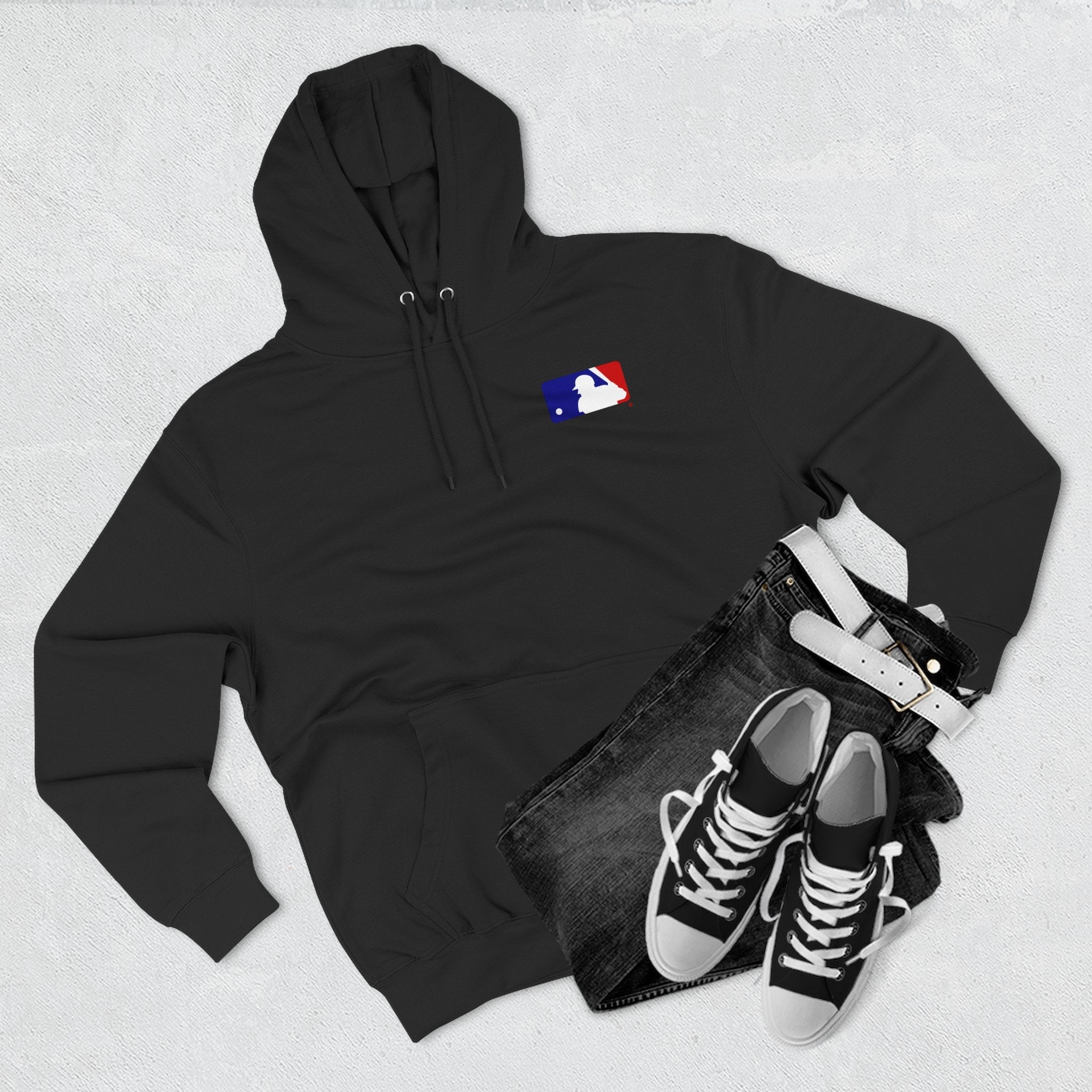 Baseball Glove Hoodie Vintage Catcher Mitt Graphic Pullover - Etna Gift
