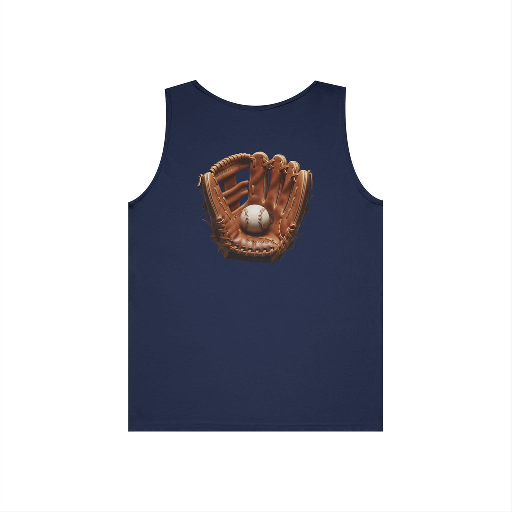 Baseball Glove Tank Top Vintage Mitt & Ball Graphic - Etna Gift