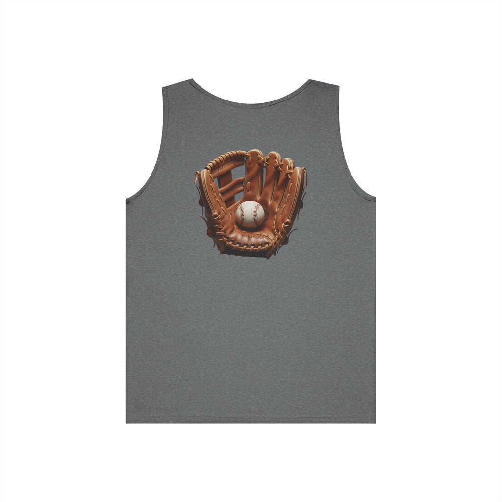 Baseball Glove Tank Top Vintage Mitt & Ball Graphic - Etna Gift