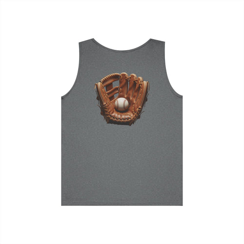 Baseball Glove Tank Top Vintage Mitt & Ball Graphic - Etna Gift