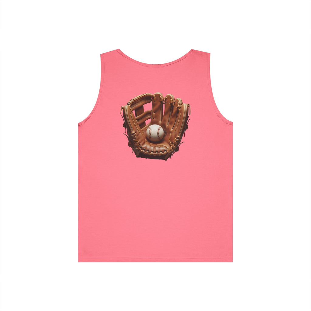 Baseball Glove Tank Top Vintage Mitt & Ball Graphic - Etna Gift