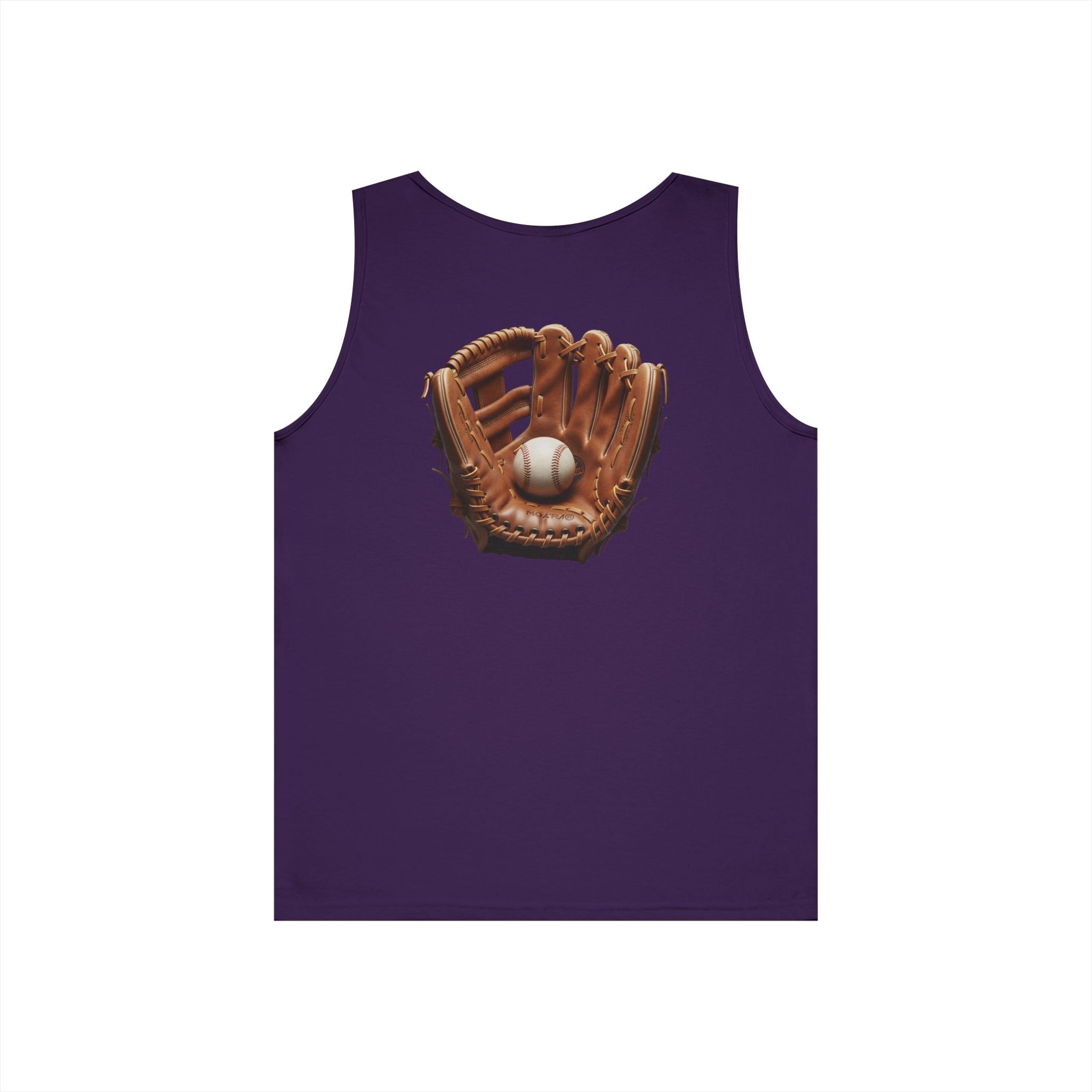Baseball Glove Tank Top Vintage Mitt & Ball Graphic - Etna Gift